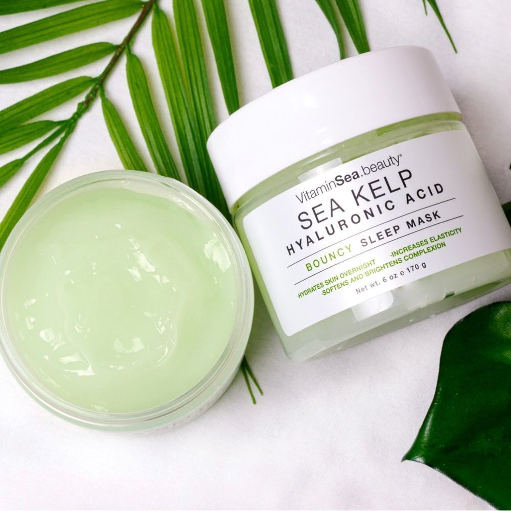 Vitamin and Sea Beauty Sea Kelp Hyaluronic Acid Bouncy Sleep Mask. PlumpingMask